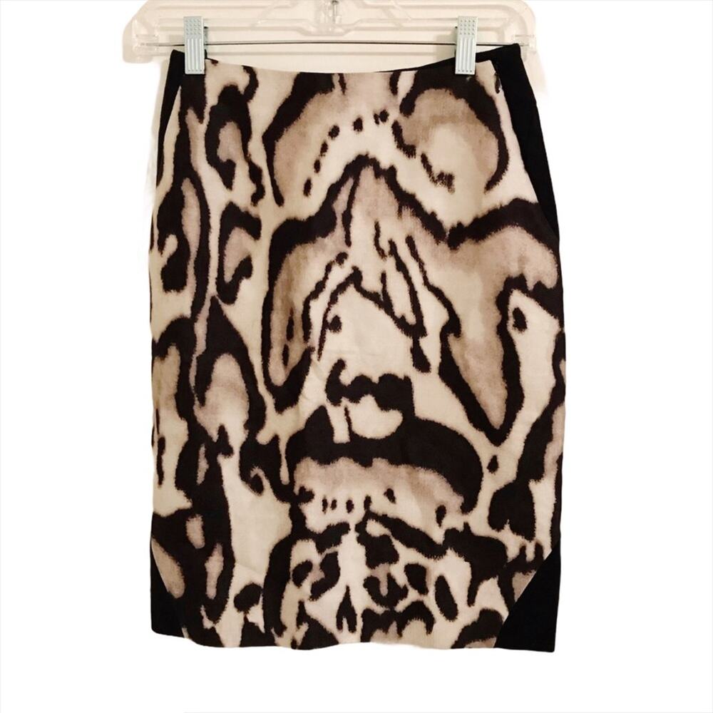 Diane von Furstenberg Leopard Pencil Skirt